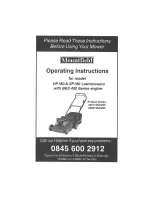 Mountfield HP180 Operating Instructions Manual предпросмотр