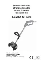 Preview for 1 page of Mountfield LEVITA GT 550 Operating Instructions Manual