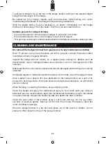 Preview for 29 page of Mountfield LEVITA HT 550 Operating Instructions Manual