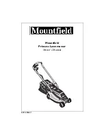 Предварительный просмотр 1 страницы Mountfield Mountfield Princess Owner'S Manual