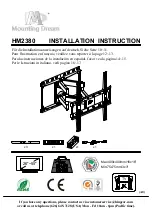 Mounting Dream HM2380 Installation Instruction preview