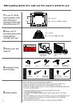 Preview for 2 page of Mounting Dream MD2104 Installation Instruction