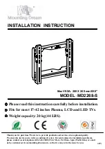 Mounting Dream MD2268-S Installation Instruction preview