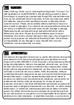 Preview for 2 page of Mounting Dream MD2268-S Installation Instruction