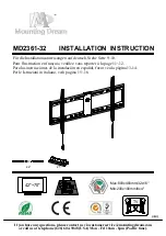 Mounting Dream MD2361-32 Installation Instruction preview