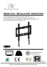 Mounting Dream MD2361-K-03 Installation Instruction preview