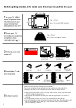 Preview for 2 page of Mounting Dream MD2361-K-03 Installation Instruction