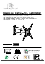 Preview for 1 page of Mounting Dream MD2393-MX Installation Instruction