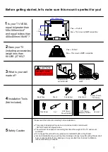 Preview for 2 page of Mounting Dream MD2393-MX Installation Instruction