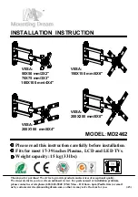 Mounting Dream MD2462 Installation Instruction preview