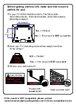 Preview for 3 page of Mounting Dream MD2462 Installation Instruction