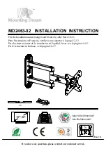 Preview for 1 page of Mounting Dream MD2463-02 Installation Instruction