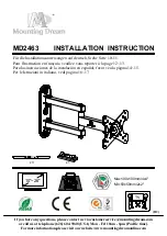 Preview for 1 page of Mounting Dream MD2463 Installation Instruction