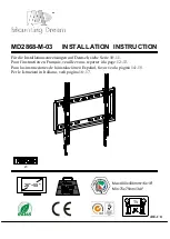 Mounting Dream MD2868-M-03 Installation Instructions Manual preview