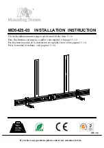 Preview for 1 page of Mounting Dream MD5425-03 Installation Instructions Manual