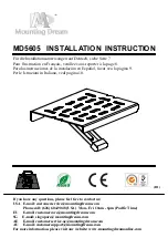 Preview for 1 page of Mounting Dream MD5605 Installation Instructions Manual