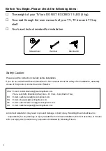 Preview for 2 page of Mounting Dream MD5605 Installation Instructions Manual