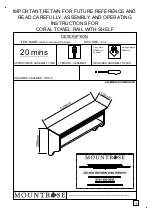 Предварительный просмотр 1 страницы Mountrose 57119 Assembly And Operating Instructions