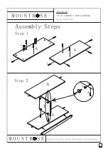 Предварительный просмотр 5 страницы Mountrose ASHFORD 3 DOOR SIDEBOARD Instructions Manual