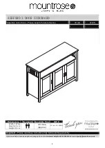 Предварительный просмотр 1 страницы Mountrose ASHFORD 31124 Assembly Instructions Manual