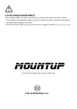 Предварительный просмотр 12 страницы Mountup MU0006 Instruction Manual