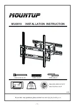 Mountup MU0010 Installation Instruction предпросмотр