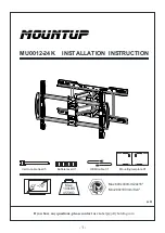 Предварительный просмотр 1 страницы Mountup MU0012-24K Installation Instruction