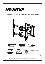 Preview for 1 page of Mountup MU0012 Installation Instruction