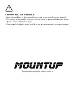 Preview for 12 page of Mountup MU4003 Instruction Manual