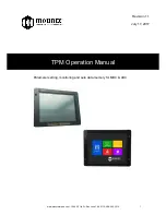 Mountz ADC Tpm Operation Manual preview