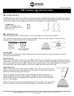 Предварительный просмотр 2 страницы Mountz BMX Series Operation Instructions