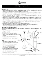 Mountz CL 9000 Operating Instructions предпросмотр