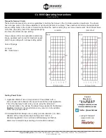 Preview for 2 page of Mountz CL 9000 Operating Instructions