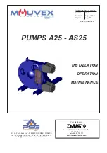 Mouvex A25 Installation Operation & Maintenance preview