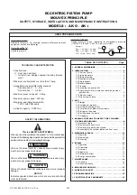 Предварительный просмотр 2 страницы Mouvex AK I Installation, Operation & Maintenance Instructions Manual