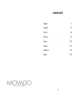 Предварительный просмотр 2 страницы Movado 1604327 Operating Instructions Warranty & Service Manual