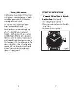 Предварительный просмотр 5 страницы Movado 1604327 Operating Instructions Warranty & Service Manual