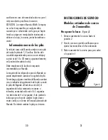 Предварительный просмотр 16 страницы Movado 1604327 Operating Instructions Warranty & Service Manual