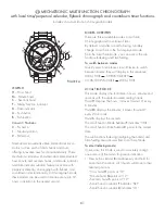 Preview for 62 page of Movado 1881 Automatic Operating Instructions Manual