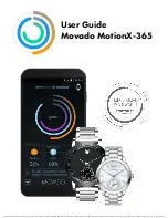 Preview for 1 page of Movado MotionX-365 User Manual