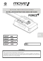 Move Force+ 1000N Installation Instructions And User Manual preview