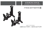 Предварительный просмотр 42 страницы Movement Edge ABDUCTOR Assembling Manual