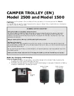 Mover-Technology CAMPER TROLLEY CT2500 Manual предпросмотр