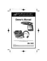 Предварительный просмотр 1 страницы Movie Vision MV-1002 Owner'S Manual