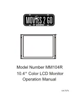 Movies 2 go MM104R Operation Manual preview