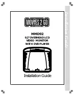 Movies 2 go MMD92 Installation Manual preview