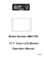 Предварительный просмотр 1 страницы Movies 2 go MOVIES 2 GO MM170R Operation Manual