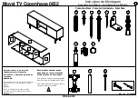 Moviflor Movel TV Copenhaga 0652 Assembly Instructions предпросмотр