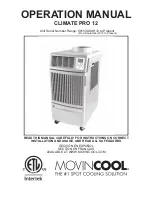 Preview for 1 page of Movincool CLIMATE PRO 12 Manual