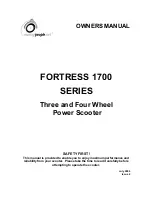 MovingPeople Fotress 1700 Owner'S Manual preview